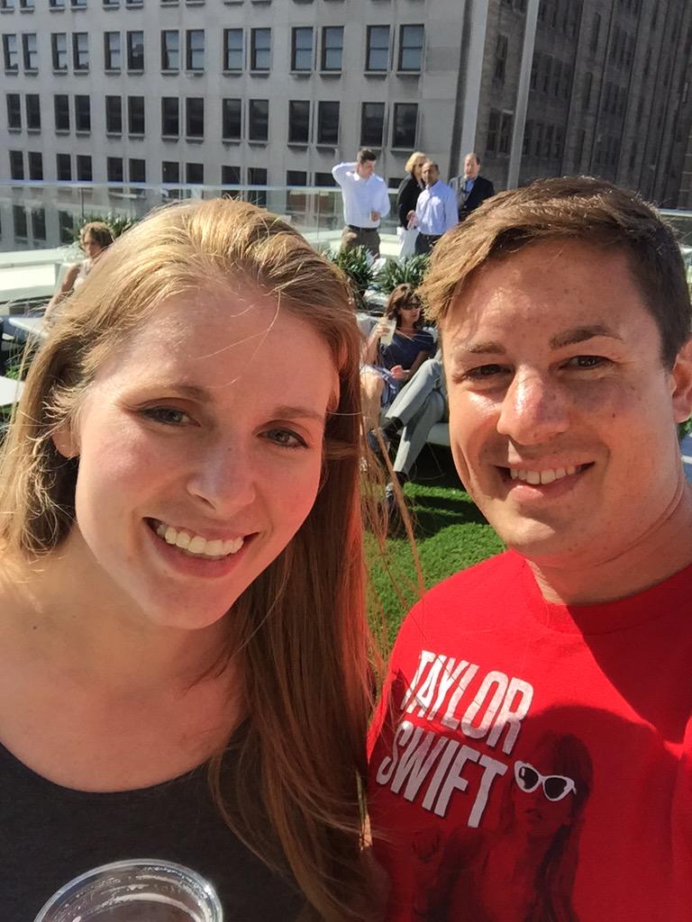RyanPritt's tweet photo. Crashed the #CLEtweetup at #Azure. #dontbelonghere #notclassyenough #taylorswifttshirt http://t.co/uKlzDQJlZS