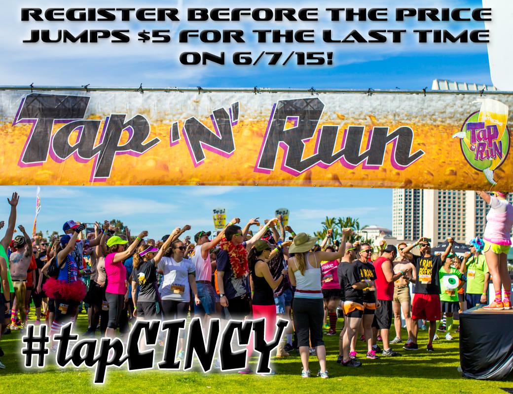 TapNRun's tweet image. Sign up for #tapCINCY in @TheBanksCincy on 6/13 today! tapnrun.com/Event.php?EID=… @FleetFeetCincy @go_CSL @holygrailbanks