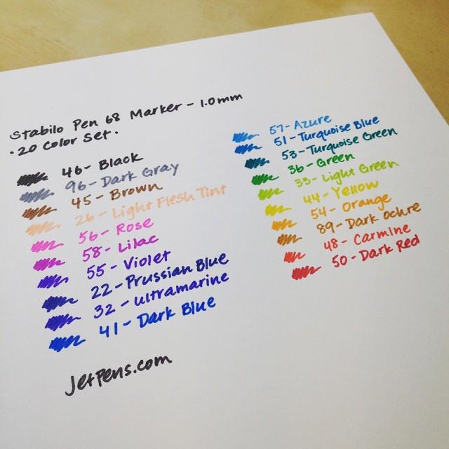 JetPens's tweet photo. #writingsamplewed #stabilo #68 #marker http://t.co/wDskQeUMqm http://t.co/KWL8w4t9Iq http://t.co/vS2fkgR6Ph
