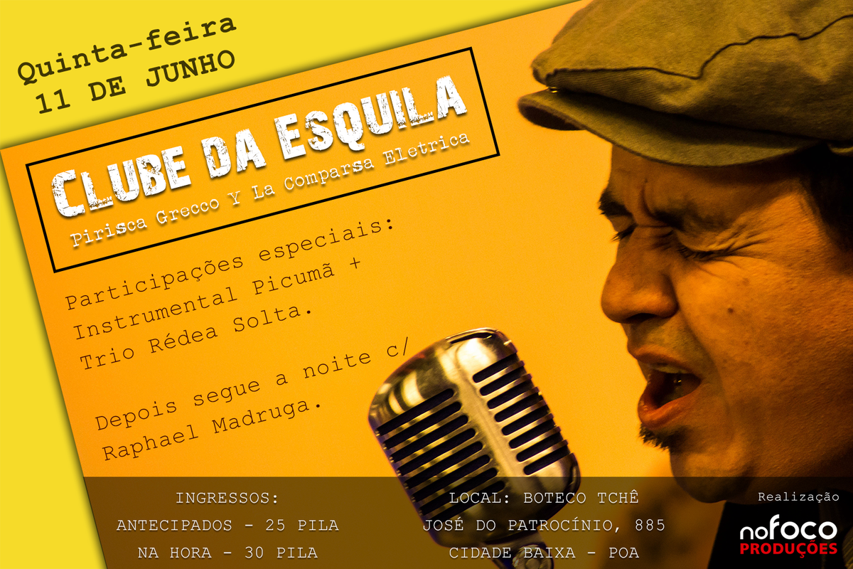 ClubeDaEsquila's tweet photo. #BAAAAAAMOTODOS. @ClubeDaEsquila 11 DE JUNHO NO @botecotche TE LIGA LÁ... http://t.co/OU6lLsckB6