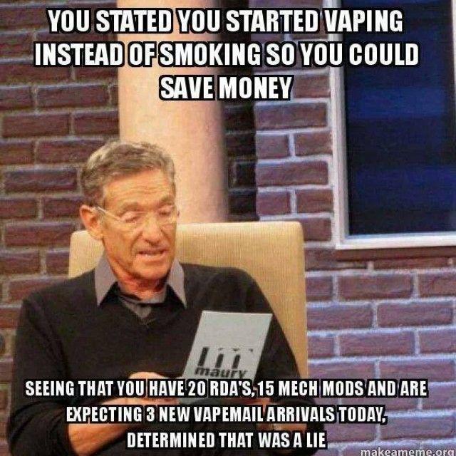 AllVapors's tweet image. Sounds about right! #vapeproblems #vapeon #vapehappy #Allvapors #Vape