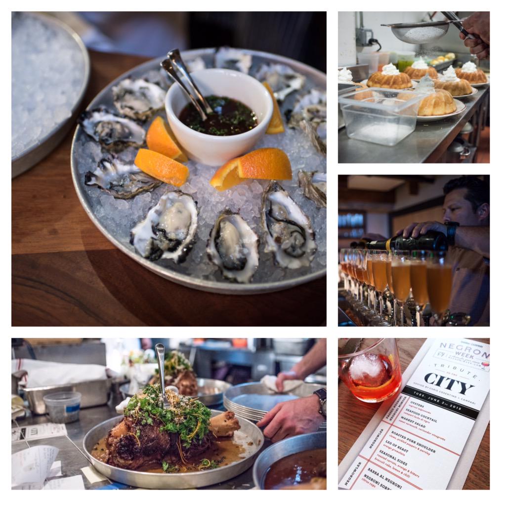 RyanRobles's tweet photo. Incredible dinner by @offalchris @cockscomb_sf last night for @michaeljfox.org for #negroniweek (pics by @wesrowe) http://t.co/EgSqhegSCM