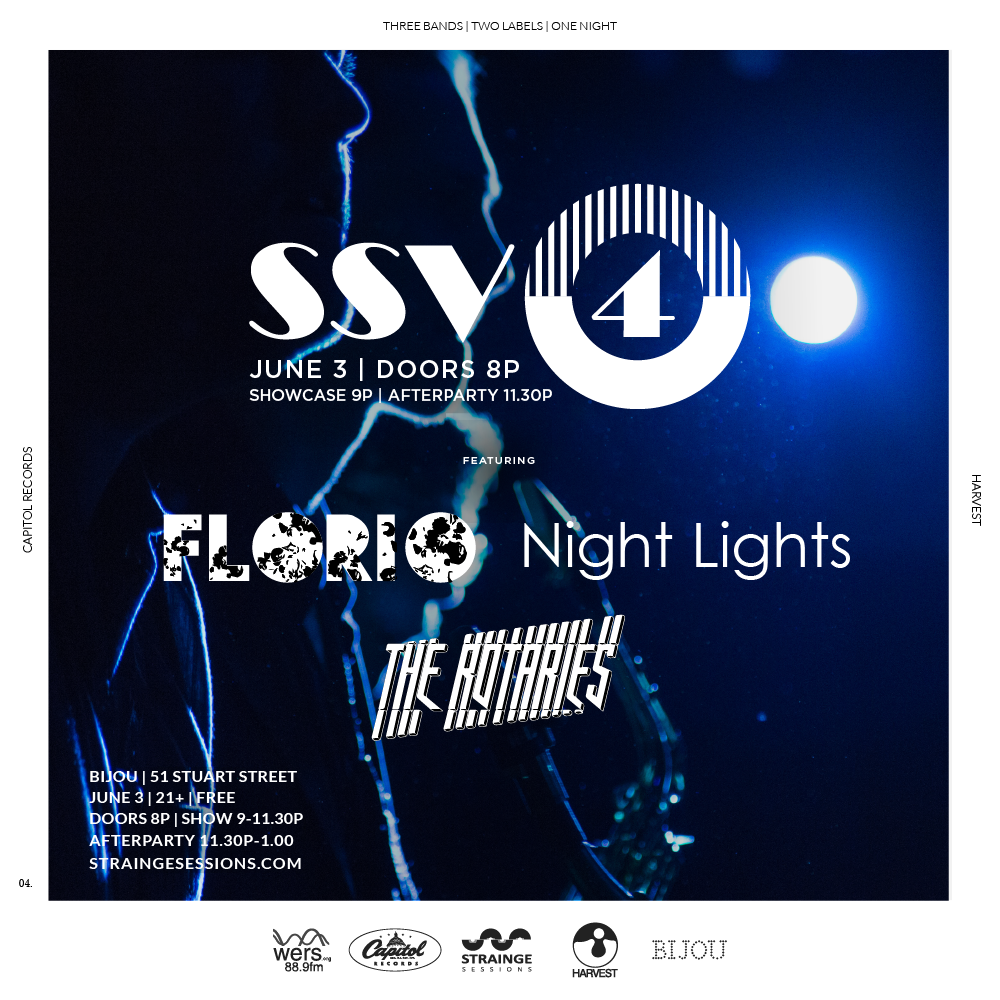 StraingeSession's tweet photo. Doors open in 30 MINUTES for #SSV4! Hurry over to @BijouBoston for @iamflorio, #TheRotaries, and @nghtlghts! http://t.co/uXjRkIpX9N