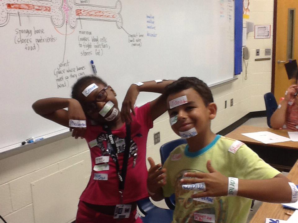 trone3GP's tweet photo. Make no bones about it, learning about the human body was more fun than we had imagined! http://t.co/ABfVz9L4Ki
