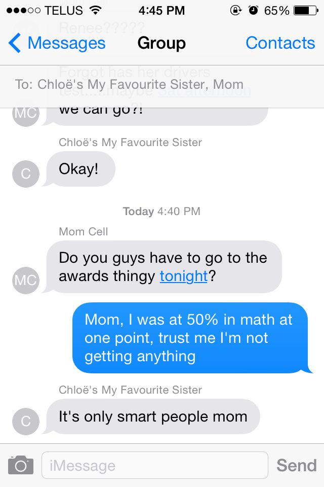ReneStockwell's tweet photo. At least my mom believes in us http://t.co/p0DUjoD1mD