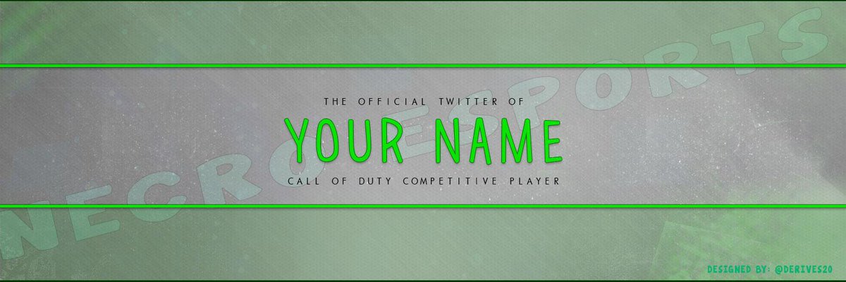 NecroEsports's tweet photo. Twitter Header Giveaway #1
  -Must be following @NecroEsports 
  -Must RT this tweet
  -Winner Chosen at 10 PM est http://t.co/sgBaPsZTw9