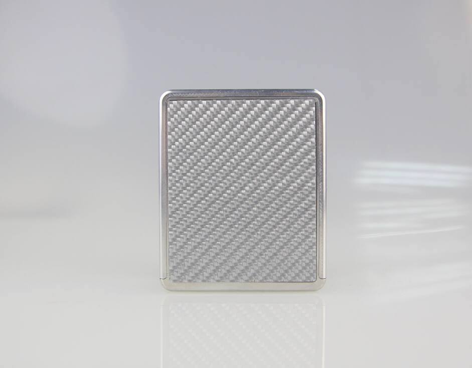 SLostvape's tweet photo. Silver carbon fiber covers for Esquare are available http://t.co/qJUCDnNV4F