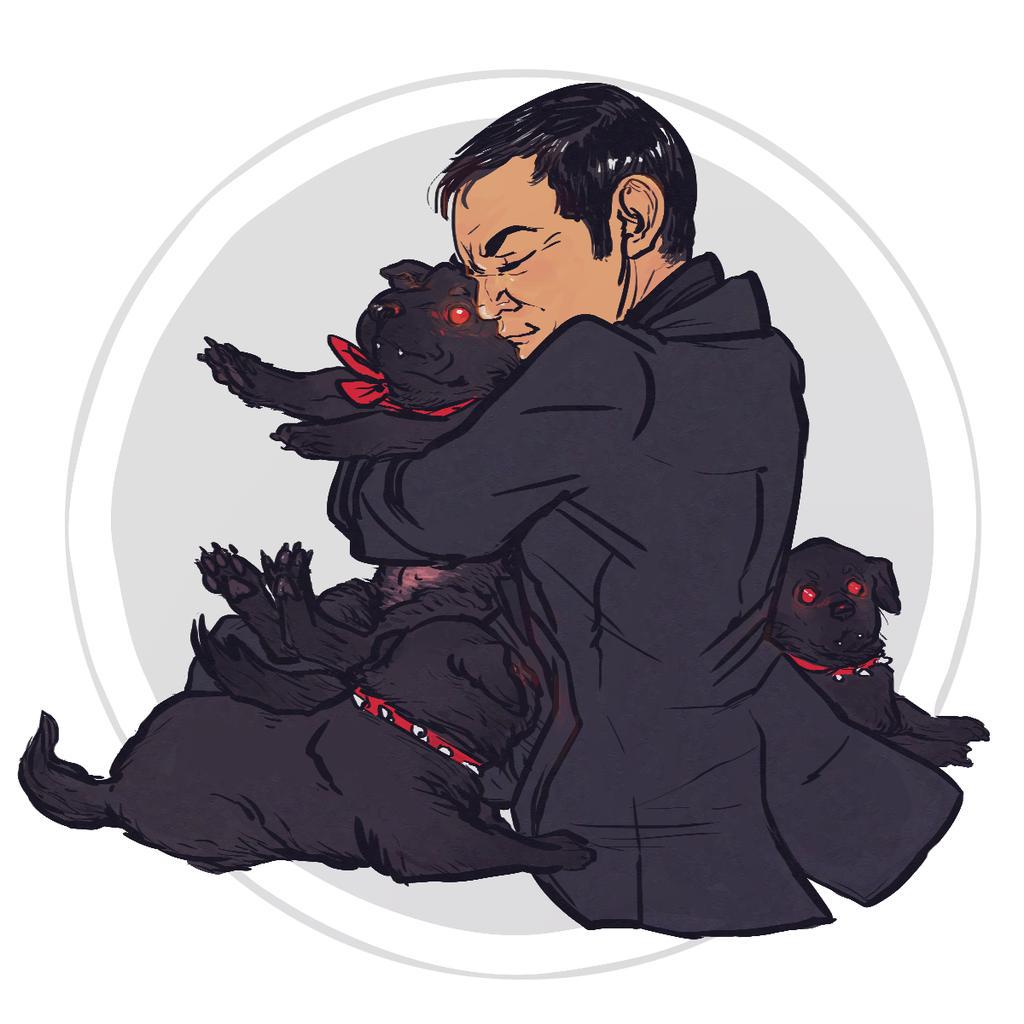 Sexiest_Crowley's tweet photo. #ComeToHell #WeHavePuppies http://t.co/2vOH19jMbv