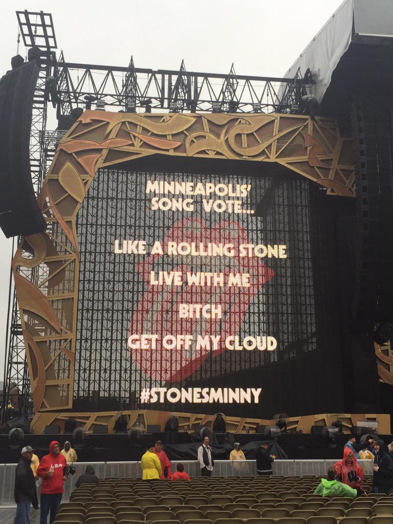 Minneapolis MN USA 3June2015 Rolling Stones live show updates