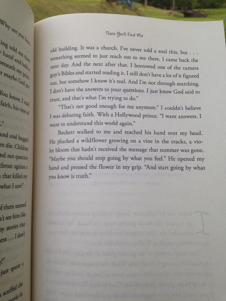 WonderousReview's tweet photo. Enjoying this inspiring book on a beautiful day! http://t.co/djgyRRhjSd