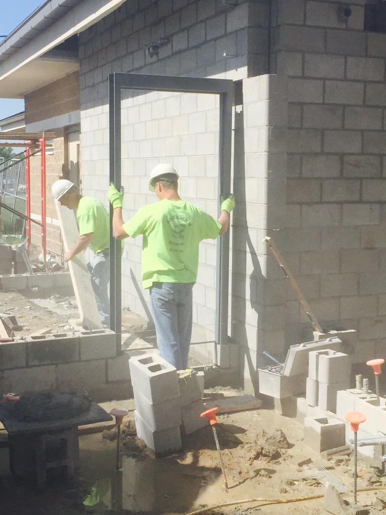 BusinessBarr's tweet image. Construction of the new classrooms at Deerfield is taking shape.