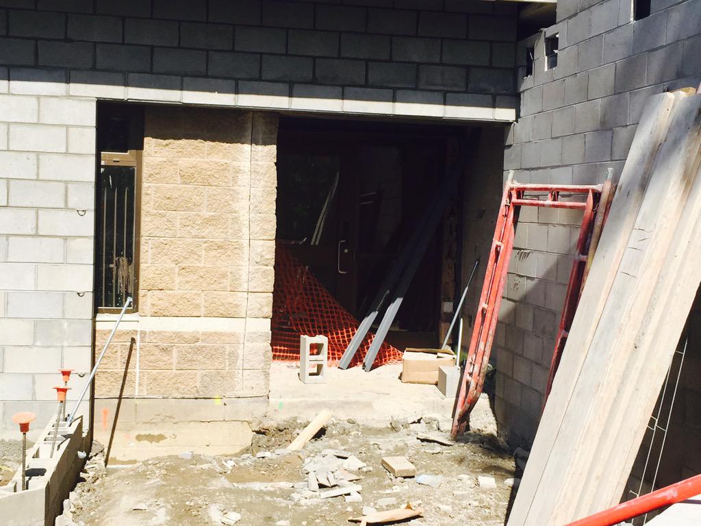 BusinessBarr's tweet image. Construction of the new classrooms at Deerfield is taking shape.