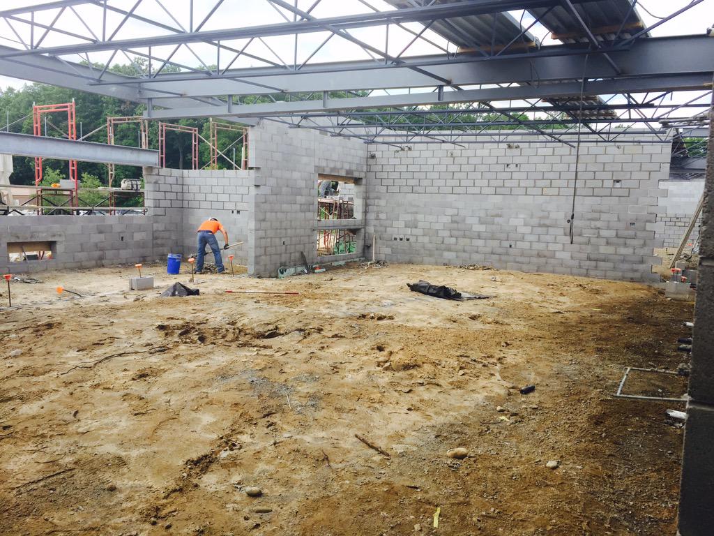 BusinessBarr's tweet image. Construction of the new classrooms at Novi Meadows is taking shape.