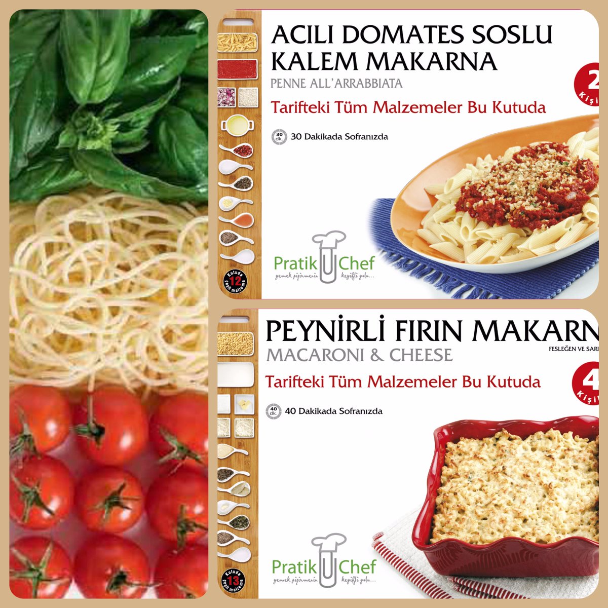 İtalyan Mutfağı'nın sevilen yemeklerini yapmak artık çok daha kolay. <a href="/PratikChefTR/">PratikChef</a> malzeme setleri <a href="/Migros_Turkiye/">Migros Türkiye</a> de