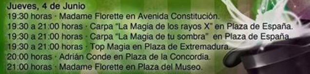 Ayto_DonBenito's tweet photo. #Extremagia Programación de hoy jueves: http://t.co/fhsq1Q6pz3