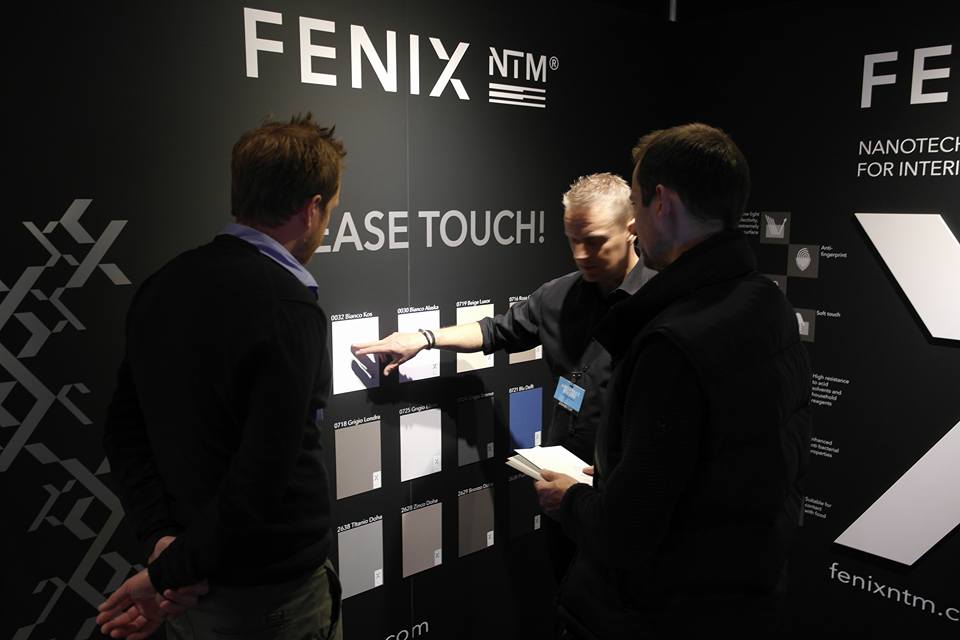 a_arpa's tweet photo. #ATWDK Today 2nd day #fenixntm visit us! Nanotech matt material for interior design. Keep in TOUCH! http://t.co/uW93PmgrCU