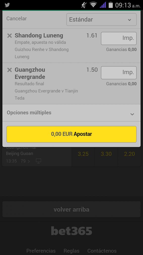 Cmultipremium's tweet image. Pick FREE
⚽Shandong Luneng empate apuesta no valida + Guangzhou (China Superliga)
💹2
💲2'42
RT + FAV SI LO SIGUES!!!