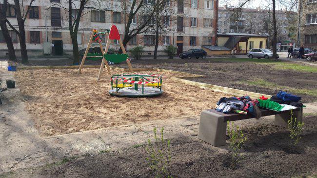 BKC_PR's tweet image. Šodien plkst. 17.30, ar "Gjensidige Baltic" atbalstu tiek atklāts @LielaTalka laikā labiekārtotais pagalms @JelgavaLV