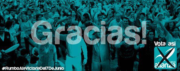 NAedomex's tweet photo. La campaña termina pero nuestro compromiso sigue. #EligeTurquesa este 7 de junio #VotaNuevaAlianza http://t.co/tdMgseNqqc