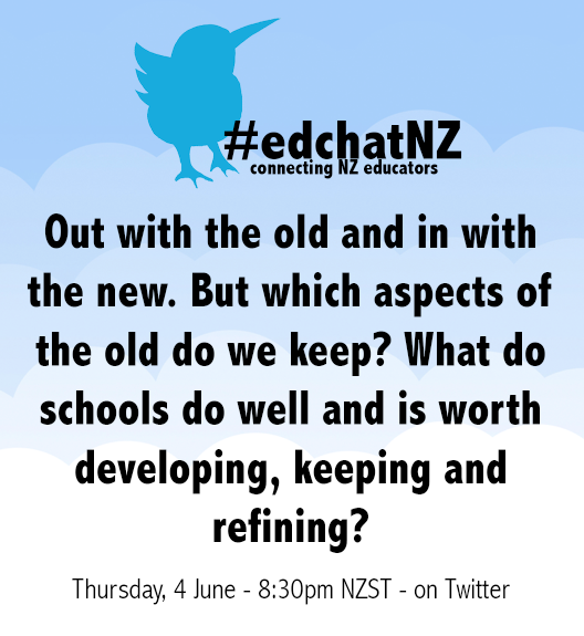 edchatNZ's tweet photo. PLZ RT Ready for #edchatNZ tonight? With @ginippi as devil's advocate and @MissDtheTeacher as moderator. 8:30pm NZST http://t.co/egIyvYr6gB
