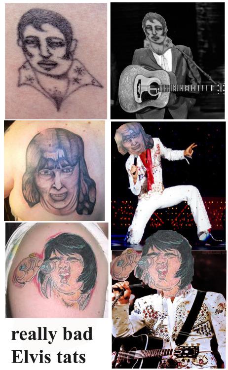 The Thirst Lady on Twitter: "These really bad Elvis tattoos, are umm,  really bad... http://t.co/Rmm1CobU9J" / Twitter
