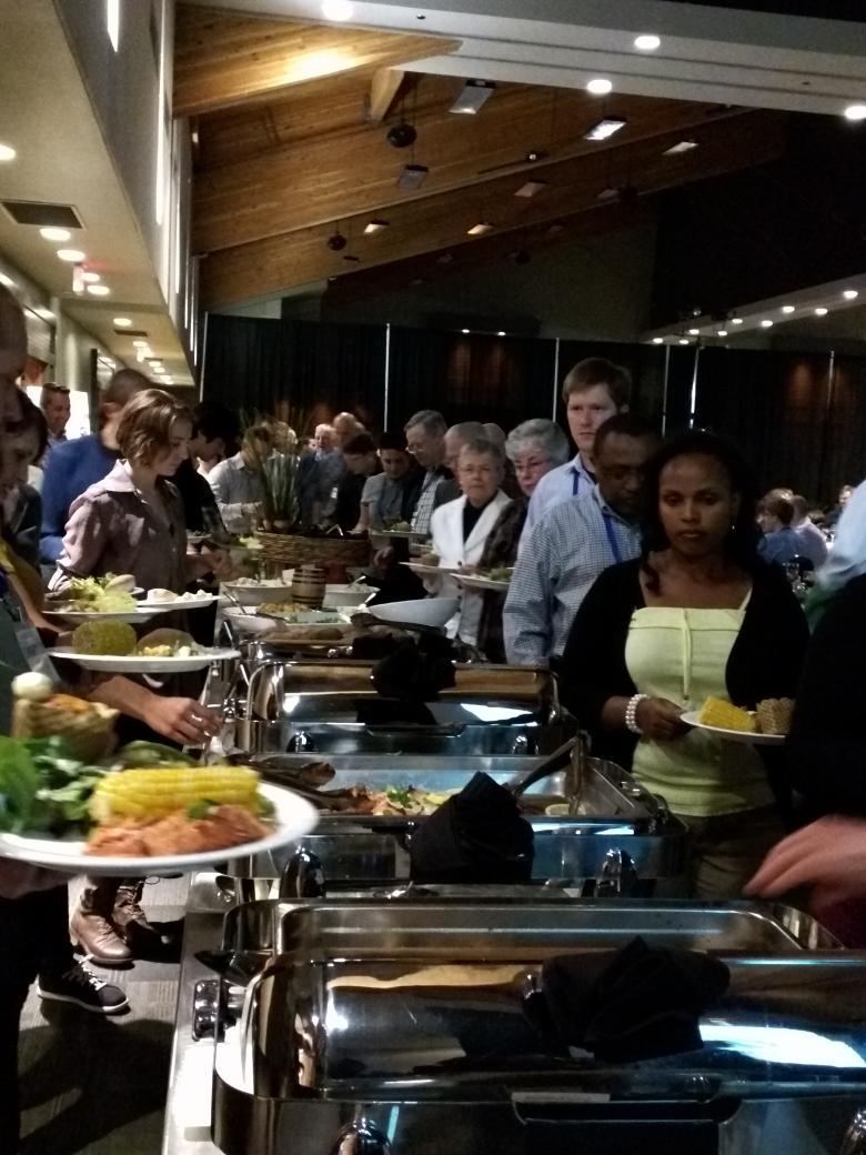 MuketyMuk's tweet image. Dinner anyone?  #CMOS2015 Banquet. Terrific.