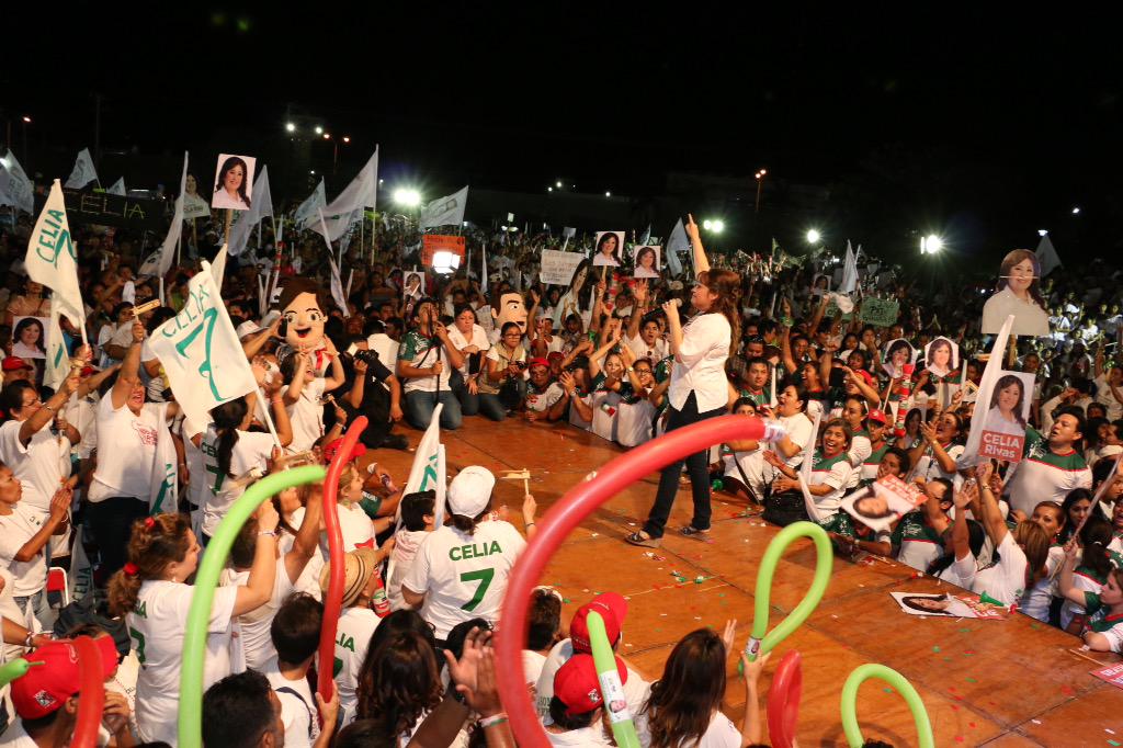CeliaRivasR's tweet photo. Agradezco a todos los que caminaron conmigo en estos 60 días de campaña. No nos paró la lluvia ni el calor. http://t.co/xMInwzdrc4