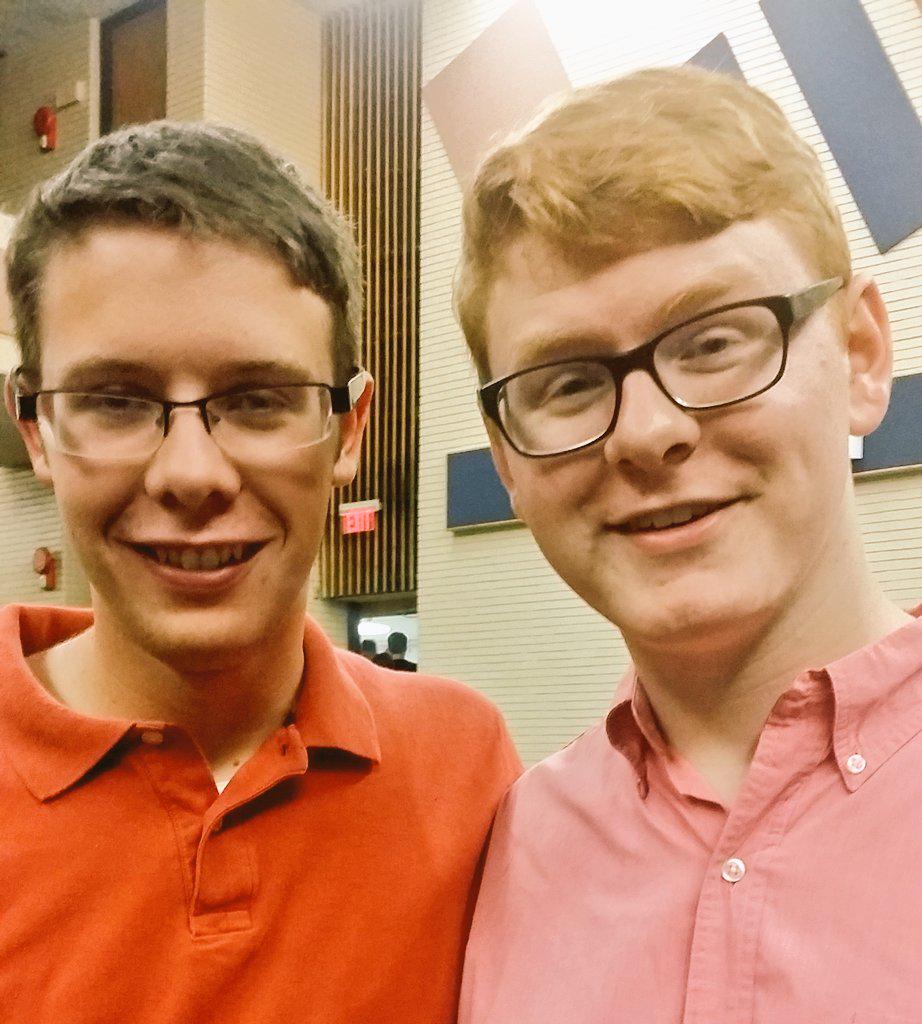 CameronToft's tweet photo. Shoutout to @dan_tomascik for being a great guy and a lovely co-MC. http://t.co/4IynKeWTd7