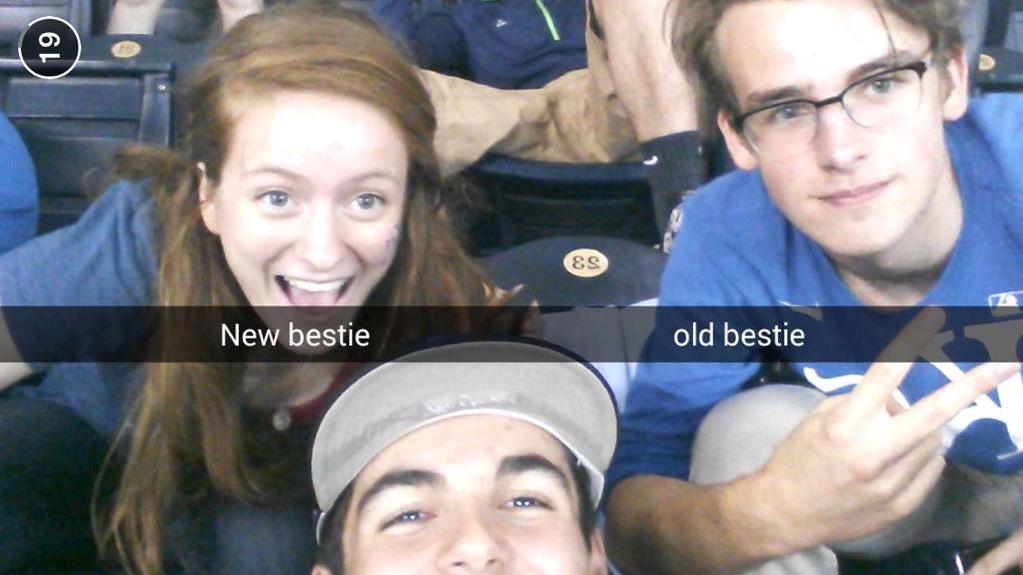 CarterTheGrreat's tweet photo. We bonded with her over a hot dog derby http://t.co/MXkIRb3mSN