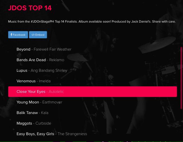 AutotelicMusic's tweet photo. Mapapakinggan ninyo ang "Close Your Eyes" dito sa #JDOnStage playlist ng @NDFYme. 😁
http://t.co/hn01QPtzWo http://t.co/Qbs4ncp7zt