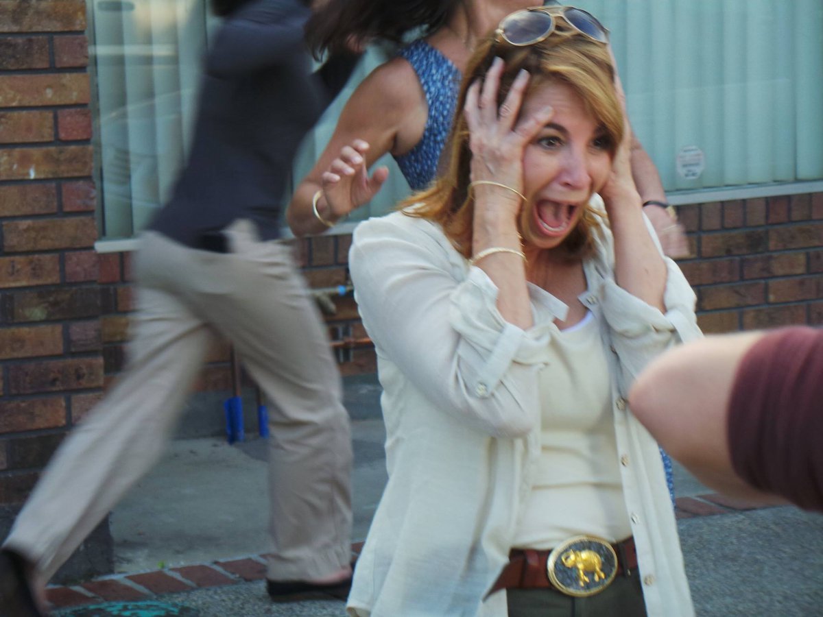 JillZarinEvents's tweet photo. RT @ericred:  @Jillzarin screamed like a horror pro today during filming. What a nice person she is! http://t.co/xi5Yf8HmRc