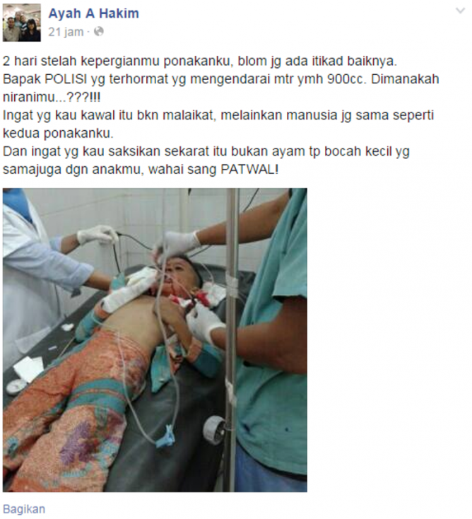 Metro_TV's tweet photo. Patwal Tabrak Seorang Bocah Hingga Tewas http://t.co/0qroyTEtxI http://t.co/6lEMqeqdXR