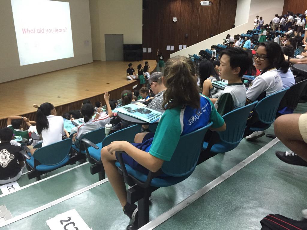 UWCSEA2RoW's tweet photo. UWCSEA JS student council reps taking part in a leadership symposium. Such awesome kids #uwclearn http://t.co/W8SmR8ms2l