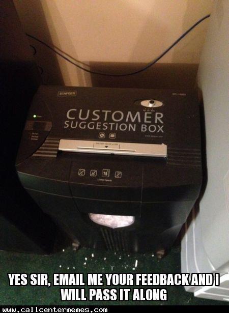 Call_CenterHell's tweet photo. I have just the place for your complaint.    #trash #customers #callcenterhell http://t.co/c3cTTEWu5C