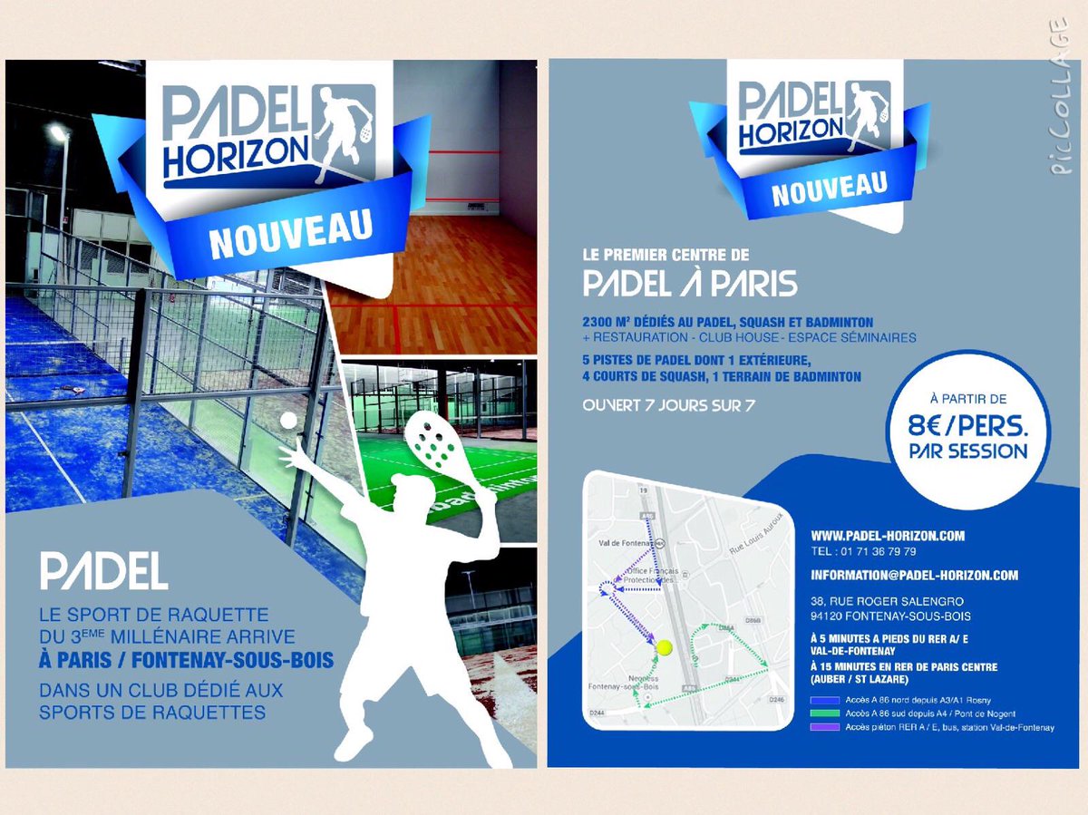 padelhorizon's tweet photo. @choukette_steph @EmilieLoit . raquettes spécifiques !. Pour essayer en région parisienne, c'est chez @padelhorizon http://t.co/Lqd2zAK1lq