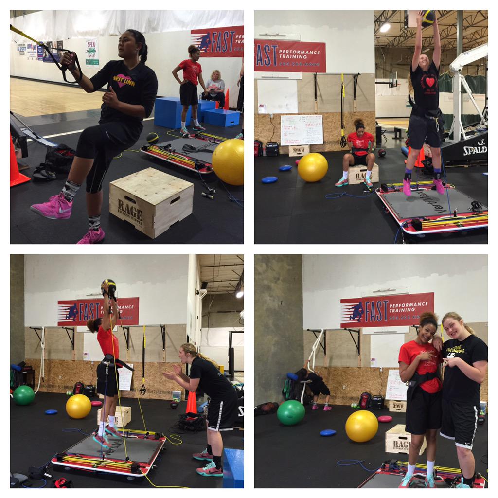 coachgriff3's tweet image. FAST Performance hosted couple 1st timers! @CaitlinMalvar @gennahughes34 Welcome 🙌🏽👏🏽🏀 #VertiMax #FASTfam