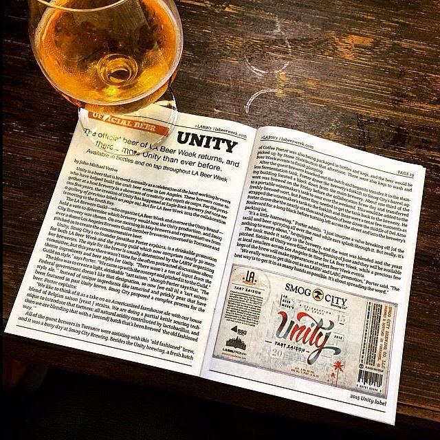 SmogCityBeer's tweet photo. #UnityBeer brewed @smogcitybeer in collaboration with the LA brewing community for #labw7, designed by Ryan Cochran http://t.co/Vuk1lWzu8E