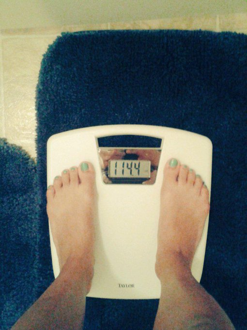 So close to my goal weight #yay #fitness #progress  (: http://t.co/oQU72EgR4n<a href="/tag/yay"class="tags">#yay</a><a href="/tag/fitness"class="tags">#fitness</a><a href="/tag/progress"class="tags">#progress</a>