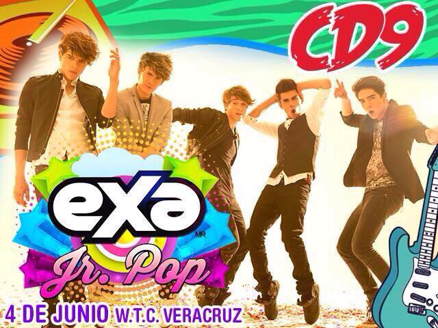 ExaVeracruz's tweet image. HOY no te pierdas a @somosCD9 en el #ExaJrPop