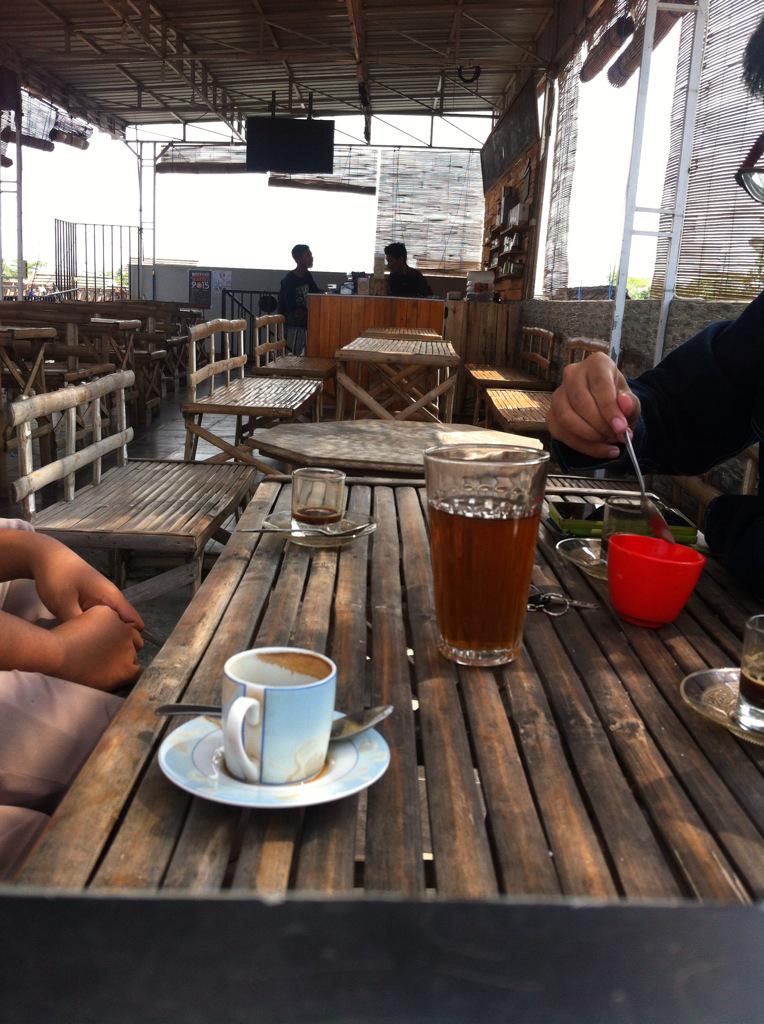 Lagi di PhotoCoffee nih . Salah satu tiket box kita:)