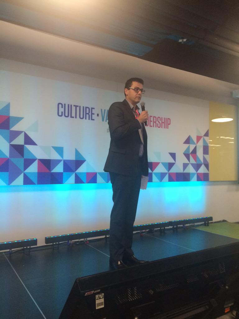 leadingatwork's tweet photo. Dr Andrew Young, CEO @CSIsocialimpact talking uncomfortable truths about passion and work #vividideas #2015FOW http://t.co/GY9r92CVh9