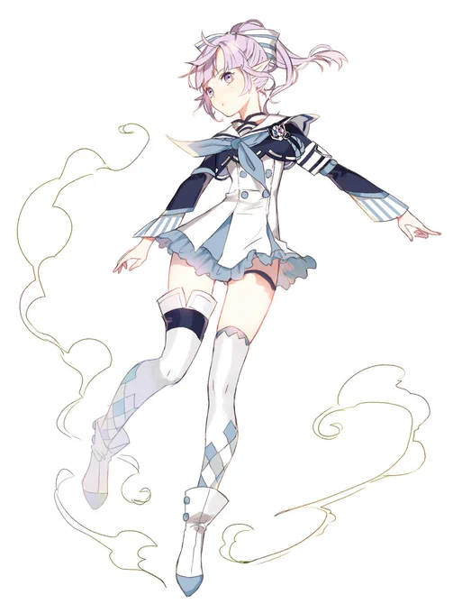 もうだいぶ前のやつだけどこれ#今まで描いた中で一番良い脚か腰を晒せ 