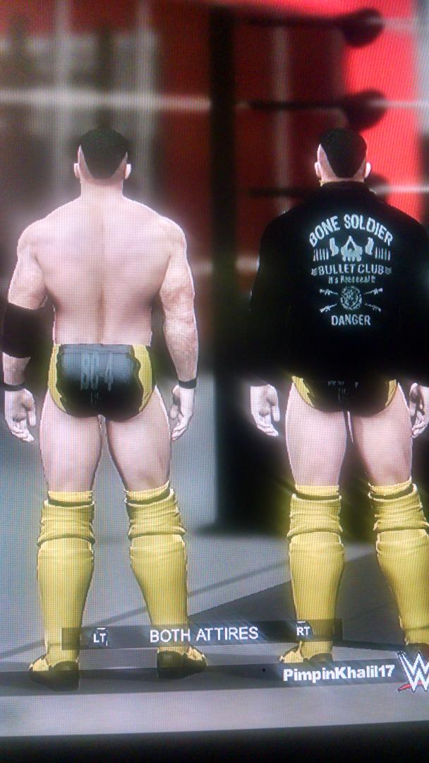 CaliPlayboy30's tweet photo. My Summerslam Attire for my big match against Kevin Owens 💀🌞💪 #KhalilvsOwens #SummerSlam #WWETitleMatch http://t.co/0WQJn9F0hT