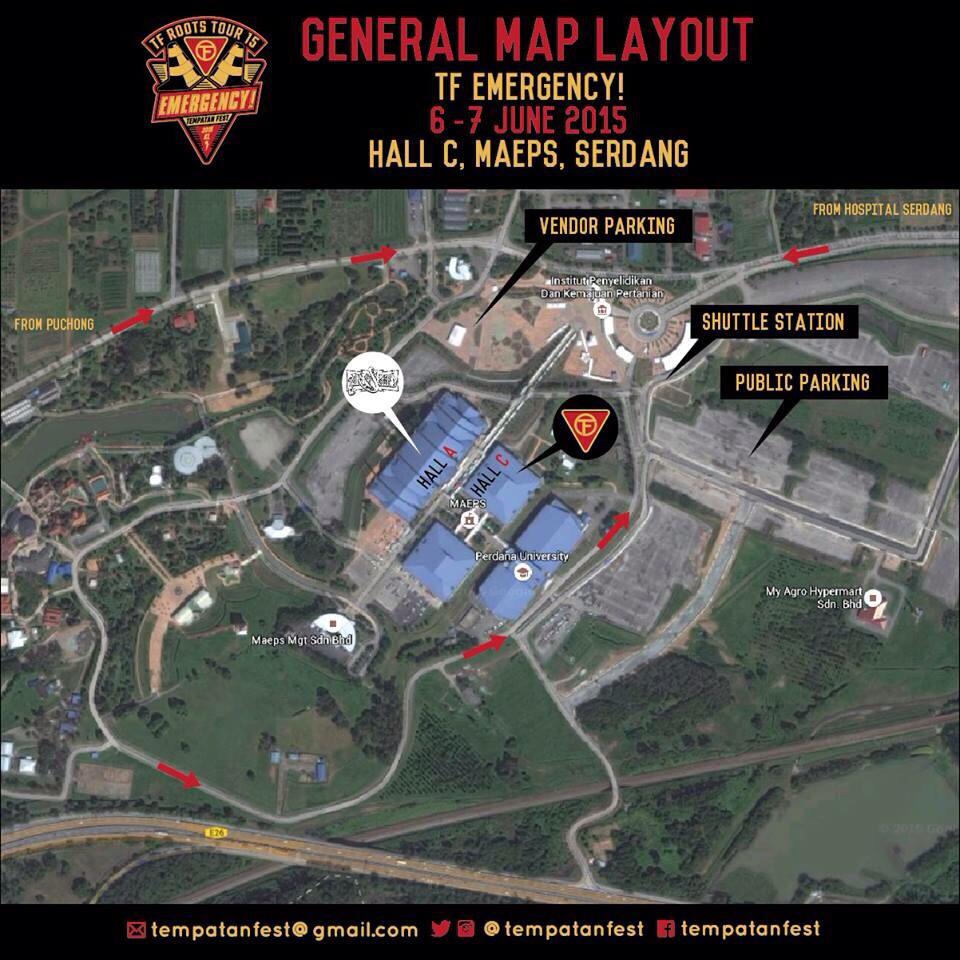 TaufiqqNadzri's tweet image. Map layout fr those who cming. Heres some direction for ya guys n spread ths!See u there ppl! #aos2015 #tempatanfest