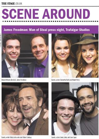 Spotted, marked, picked, educated &amp; entertained at <a href="/ManOfStealUK/">MOS</a> Press night manofstealwestend.com