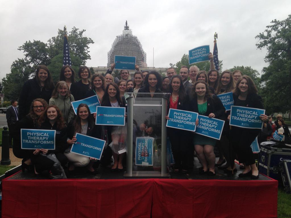 MA is ready to rally at Capitol Hill #APTANEXT #PTTransforms