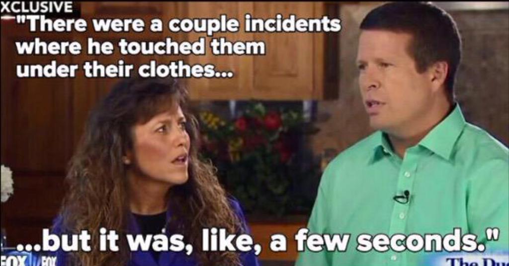 shannahanna's tweet image. How is this ok? Oh, yeah, ITS NOT! #boycottTLC #Cancel19KidsandCounting #DuggarInterview