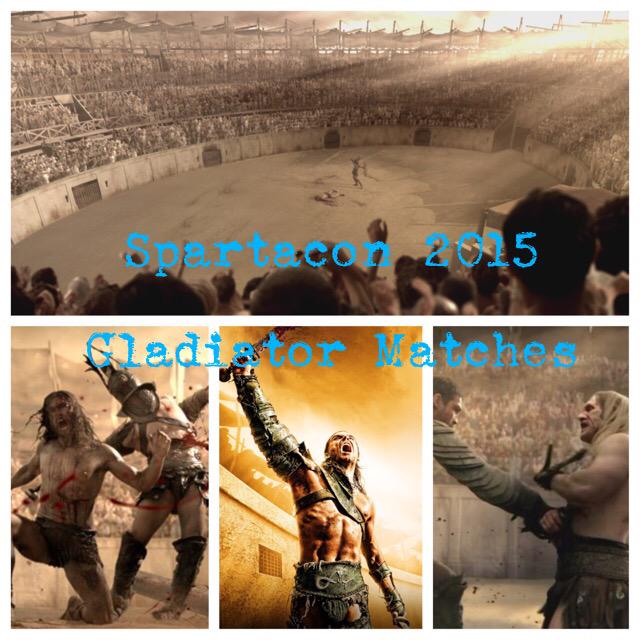 #SpartaCon will have something no other con will... LIVE gladiator battles! Plus demos by cast redserpents.com
