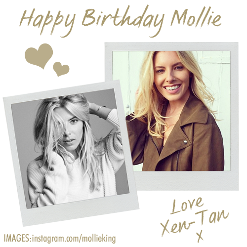 Happy Birthday to the stunning Mollie King who is a fan of our tan of the week Transform Luxe! 