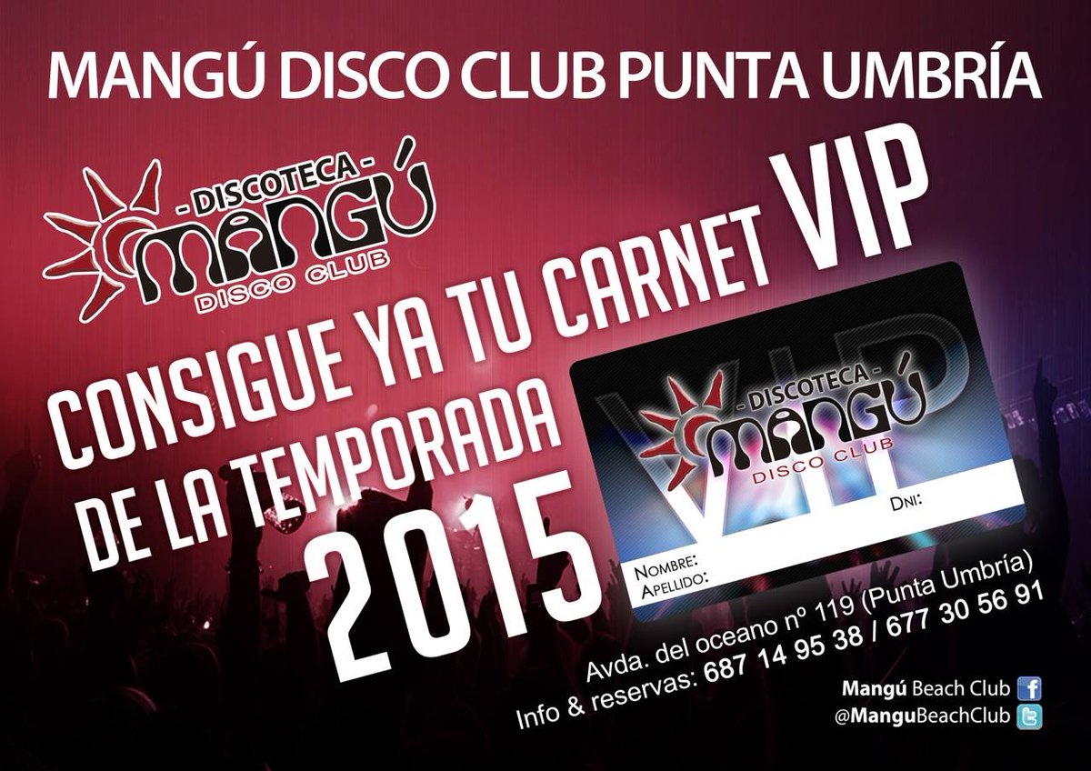 ManguBeachClub's tweet photo. ¡Buenos días! Esta tarde vamos a sortear un abono VIP por aquí. RT y que se enteren tus followeers!! http://t.co/1Dh1lplLla